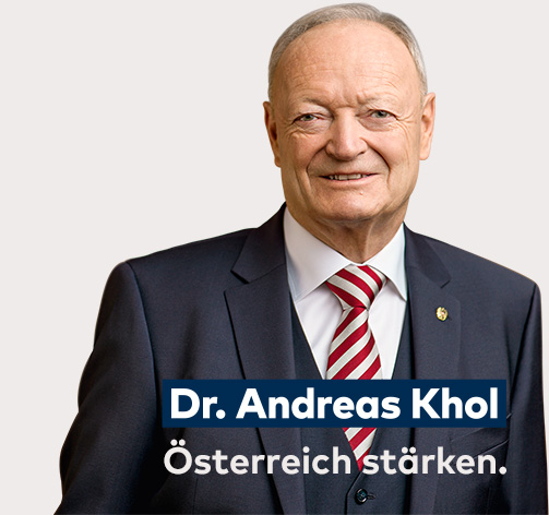Portraitfoto: Dr. Andreas Khol